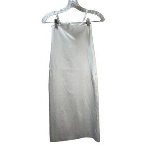 NWOT Solid and Striped Halter White‎ Cami Dress XS